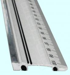 Aluminiumlineal, 100 cm 