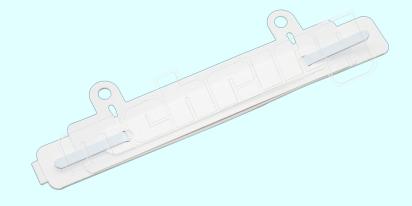 Selbstklebende Schnellheftermechanik mit ausschiebbarer Abheftvorrichtung 4Tlg., 150 x 20 mm, weiß 