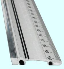 Aluminiumlineal, 100 cm 