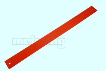 NAGEL ET CB 80 Bohrleiste, Schiebetisch 40 x 500 mm, rot, eckig mit 2 Löchern 