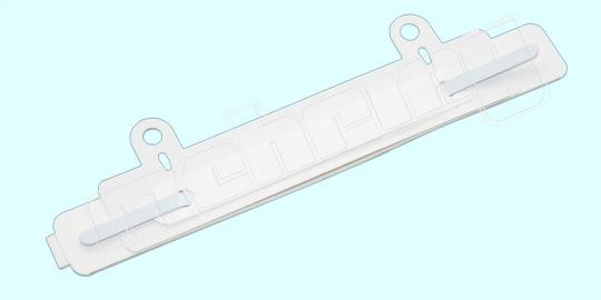 Selbstklebende Schnellheftermechanik mit ausschiebbarer Abheftvorrichtung, 150 x 20 mm, weiß 