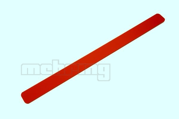 NAGEL ET CB 490 Bohrleiste rot, Ecken gerundet 