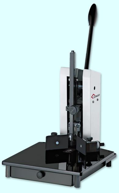 STAGO ESM 20 Eckenstanzmaschine, bis Materialgröße A4, Tischmodell, ohne Werkzeug 