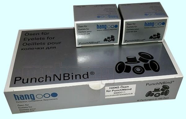 Hang Ösen Alu für PunchNbind, 5,5 mm Innendurchmesser, 1 VE = 100 Stk. 