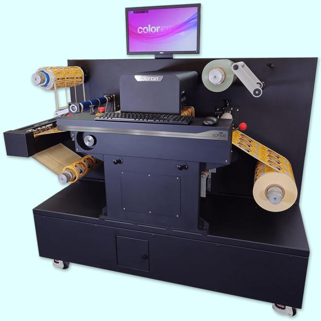 Morgana LCF500 Etikettenschneider Rolle-zu-Rolle 