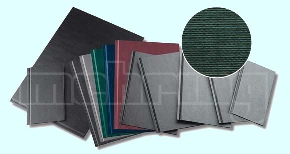 OPUS Hardcoverdeckel classic, Papierbezug in Leinenoptik A4 | dunkelblau