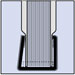 OPUS Hardcoverdeckel classic, Papierbezug in Leinenoptik A4 | dunkelblau