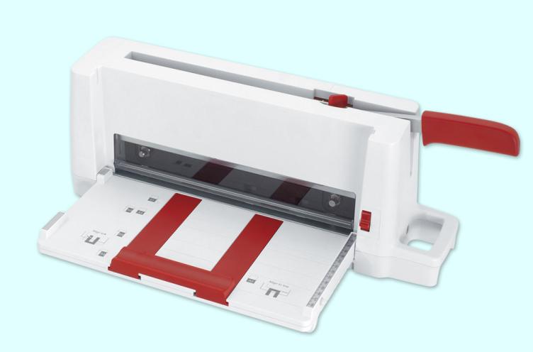 IDEAL 3006 Stapelschneider manuell, 300 mm Schnittlänge, LED-Schnittandeuter 